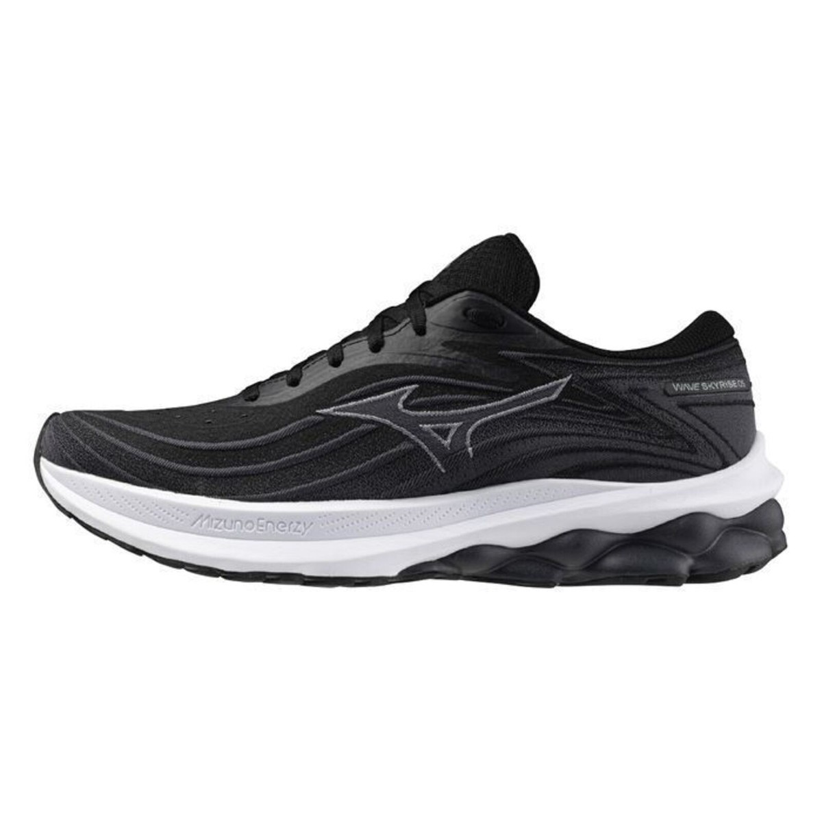 Mizuno Wave Skyrise 5 [J1GC240904] Men Running Shoes Black/White