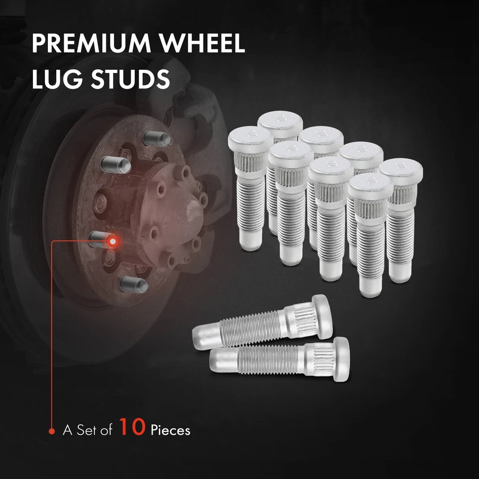 10x Perno de rueda para Buick Allure Chevy Camaro Malibu Pontiac Cadillac CTS GMC Foto 2 de 4