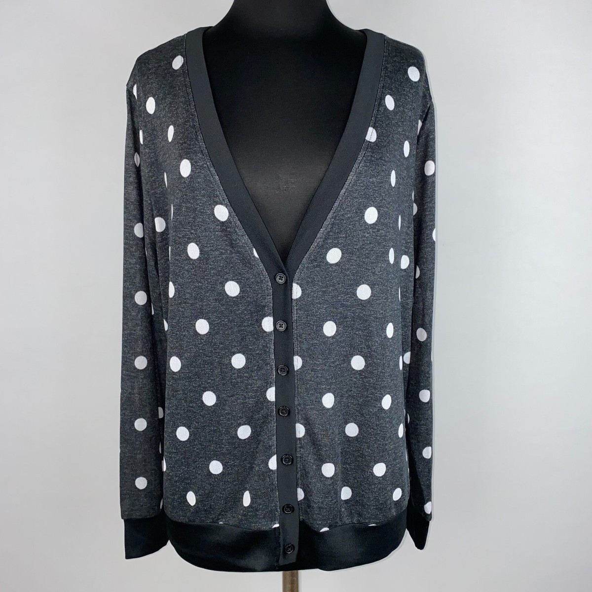 トップス OHESHIO dot two tone cardigan Sade fringe cardigan – Line & Dot
