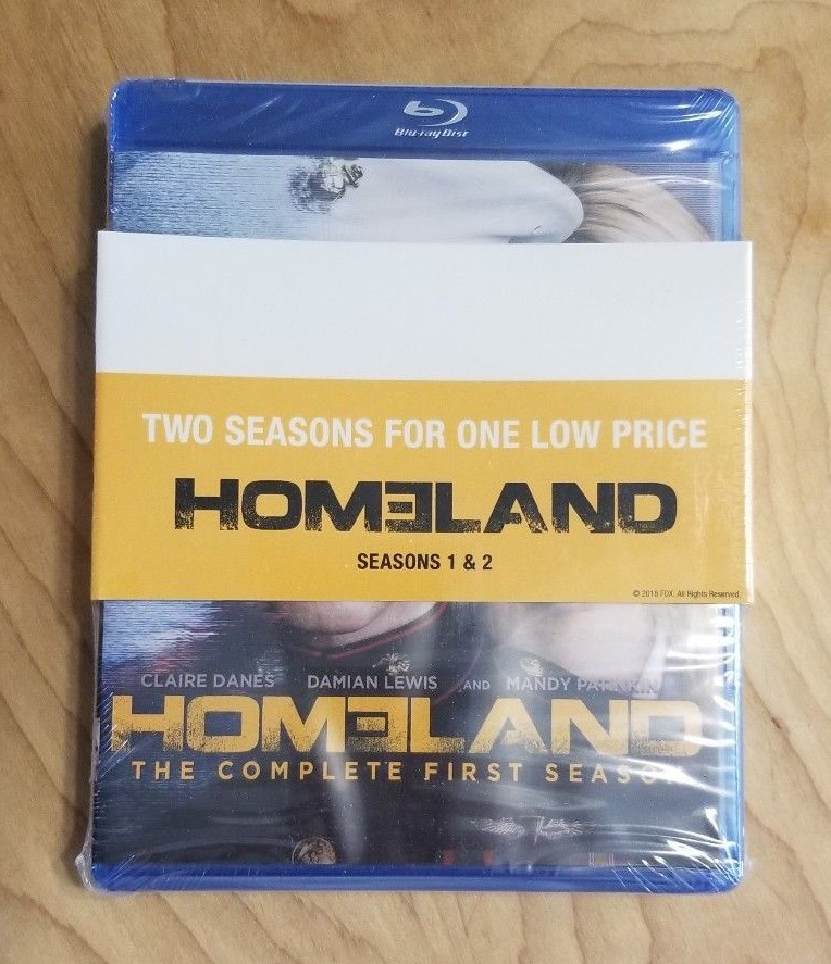 HOMELAND Complete Seasons 1 & 2 Blu-Ray First Second 2012 NEW