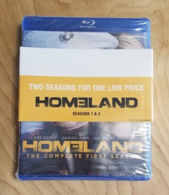 HOMELAND Complete Seasons 1 & 2 Blu-Ray First Second 2012 NEW SEALED