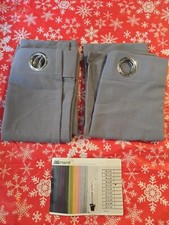 New Gray Country Boho Curtains 2 Panels 42 X 45 Classic Easy Grommet Tops