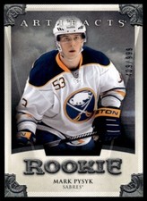 2013-14 Upper Deck Artifacts Mark Pysyk Rookie /999 Buffalo Sabres #177