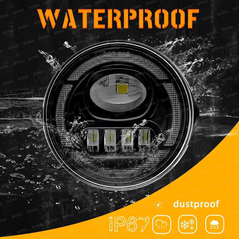 Luces antiniebla LED luces de parachoques para Ford Expedition 2007-2014 Ranger DRL 2008-2011 Foto 2 de 4