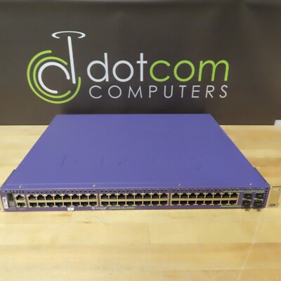 Extreme Networks Summit 10GE X440-G2-48P-10GE4 48-Port POE Switch 16535 Edge Lic