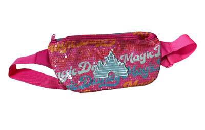 Disney Zauberschloss Pailletten Gürteltasche Hüfttasche Tasche
