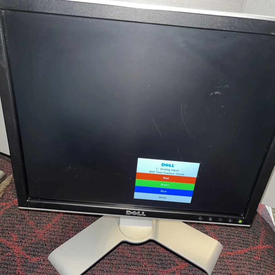 Dell UltraSharp 1707FPT 17" LCD Monitor 1280x1024 DVI VGA 5:4 USB HUB Very Good - Image 3 of 4