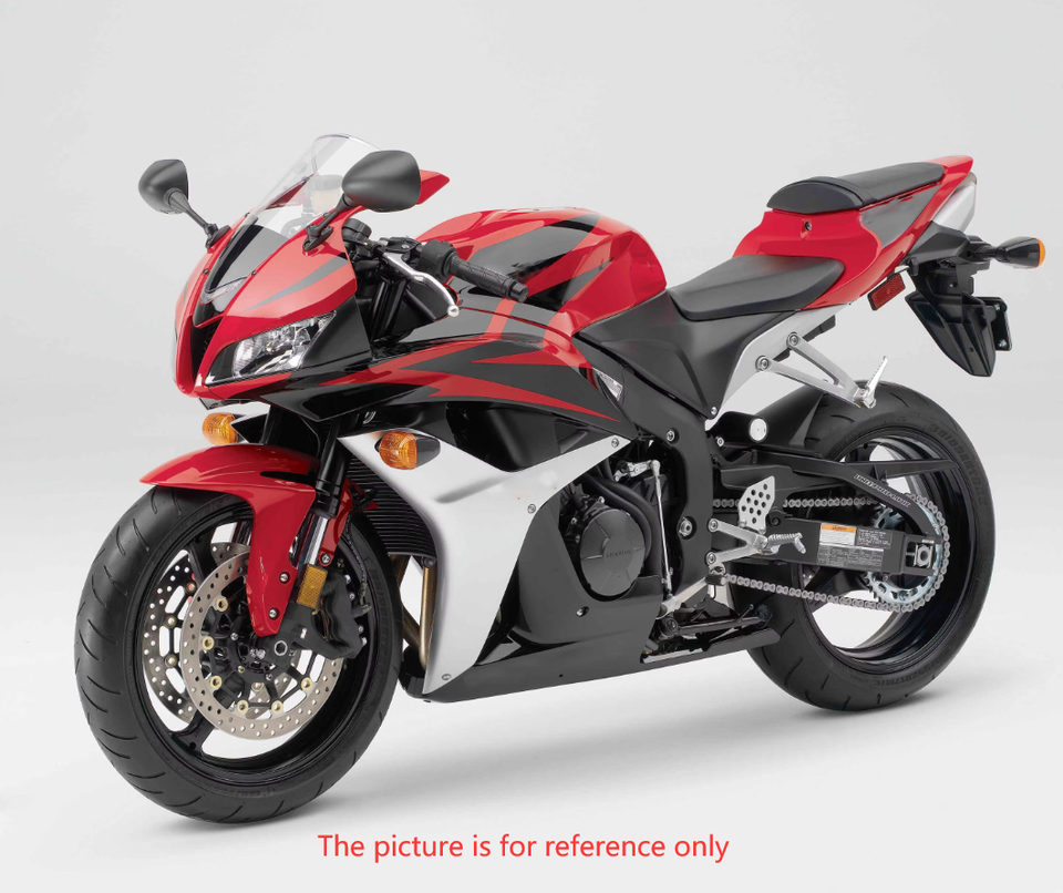 ABS Bodywork Fairings Kit For Honda 2007 2008 CBR600RR F5 07 08 Red