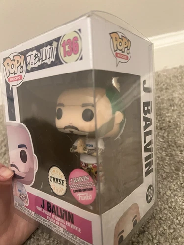 Funko - Pop! Rocks J Balvin Figure “green Hair” Limited Edition Chase Figure 136