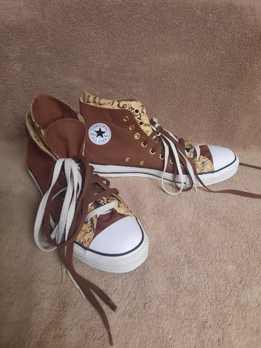 Black and brown converse cheap shoes