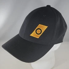 Silevo Hat Solar Panel Embroidered Logo Black Yellow Adjustable Strap Cap