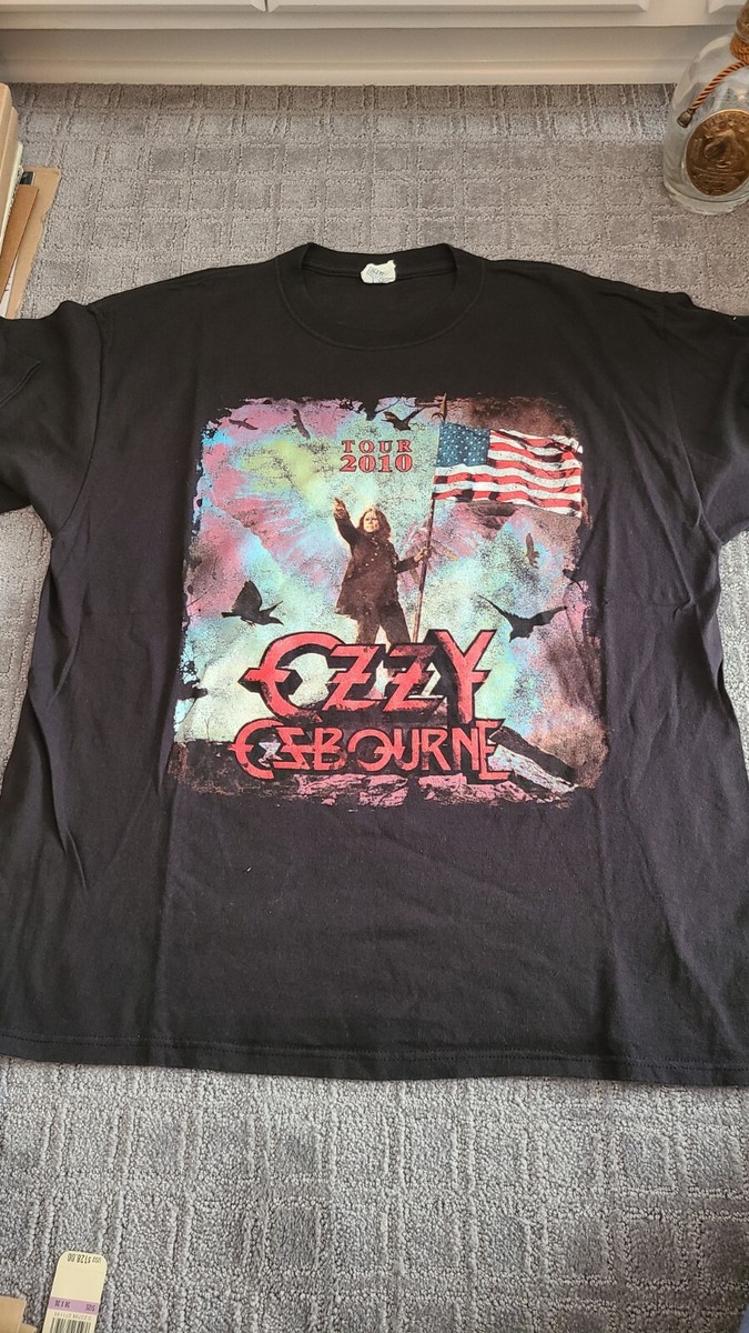 Vintage Tour Ozzy Osbourne Rob Halford 2010 Scream Tour T