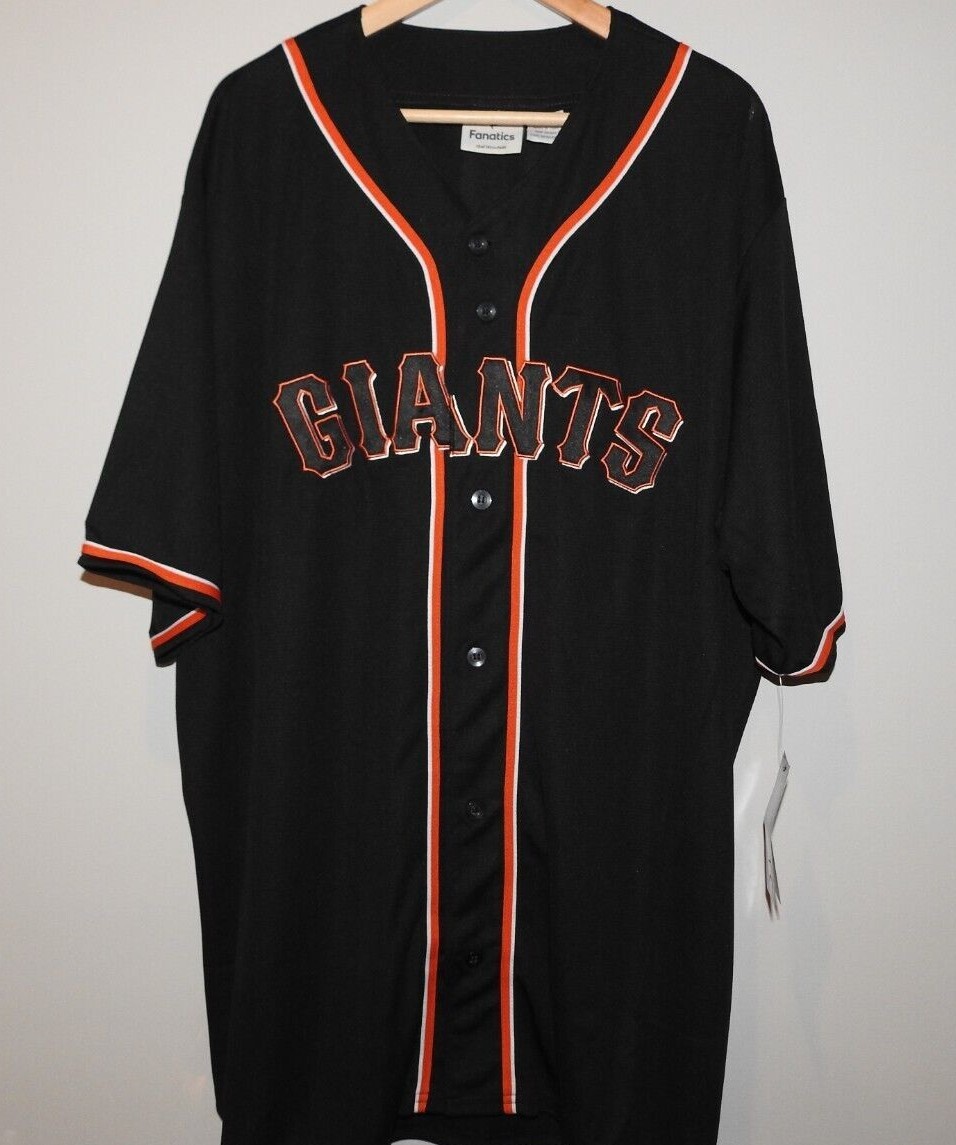 Majestic サンフランシスコ ジャイアンツ ベースボールシャツ 2XL 黒