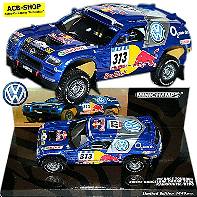 VW Volkswagen Race Touareg 2005 Rallye Dakar #313 Kankkunen Repo 1:43 Minichamps