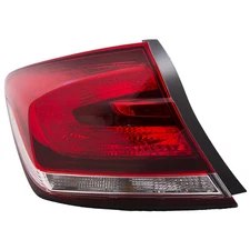 Outer Tail Light Left Driver Side Assembly Fits Honda Civic Sedan 2013-2015