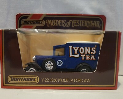 Matchbox Models Of Yesteryear Y-22 1930 Model 'A' Ford Van ''Lyons' Tea''