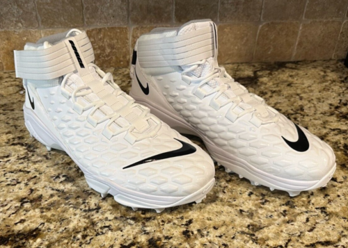 Nike Force Savage Pro 2 Shark Football Cleats White/black BV5448-101 Men's 18 - Picture 3 of 7