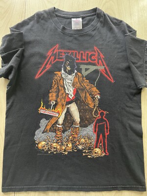 Metallica Pushead So I Dub Thee Unforgiven Vintage  94 T Shirt Size Large