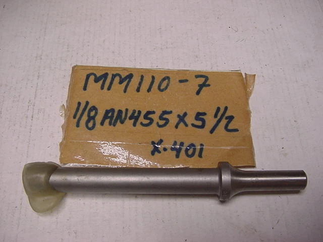 1x NEW Martin Aircraft Straight Rivet MM110-7 1/8 AN455 x 5 1/2 x .401 USA