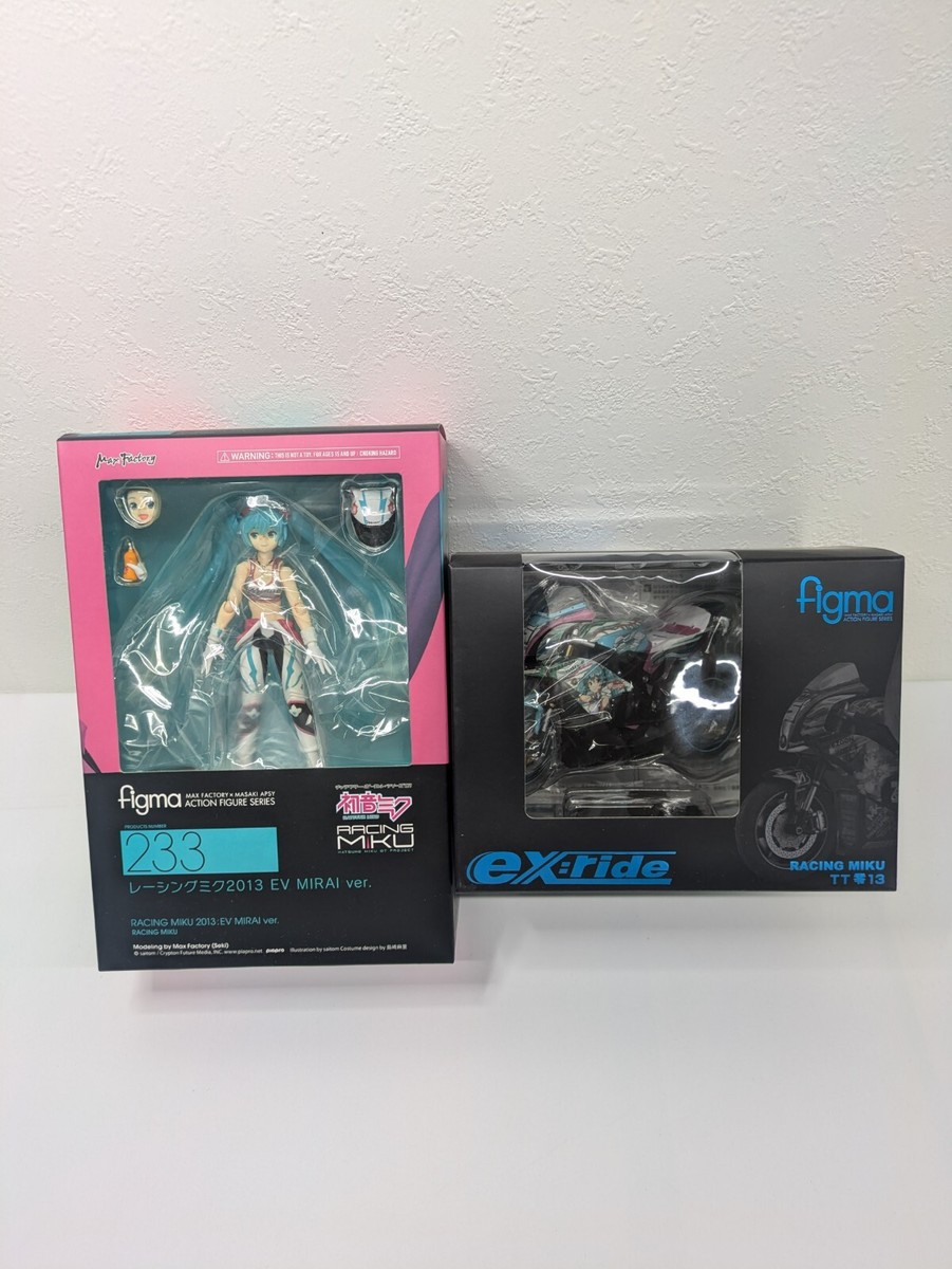 VF8A50 未使用 figma ex:ride SPride.06 TT零13 Figma Hatsune Racing Miku 2013 EV Mirai ver. & ex:ride Spride.06