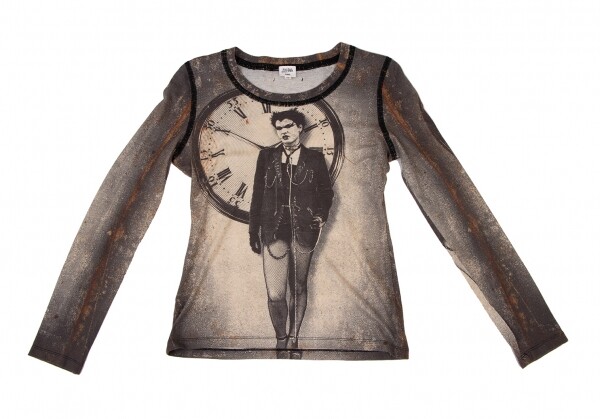 Jean-Paul GAULTIER FEMME Punk Printed T Shirt Size 42(K