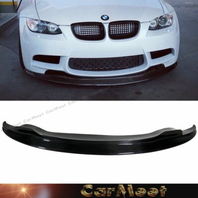 Carbon Fiber Front Lip Challenge GT Look For 08-13 E90 E92 E93 M3 Factory Bumper
