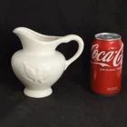 HULL POTTERY Ivory Pitcher Vase American Eagle F-91 Patriotic Vintage 5.5" AS IS