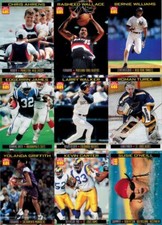 Bernie Williams Edgerrin James Larry Walker Turek 2000 SI for Kids 9 CARD SHEET