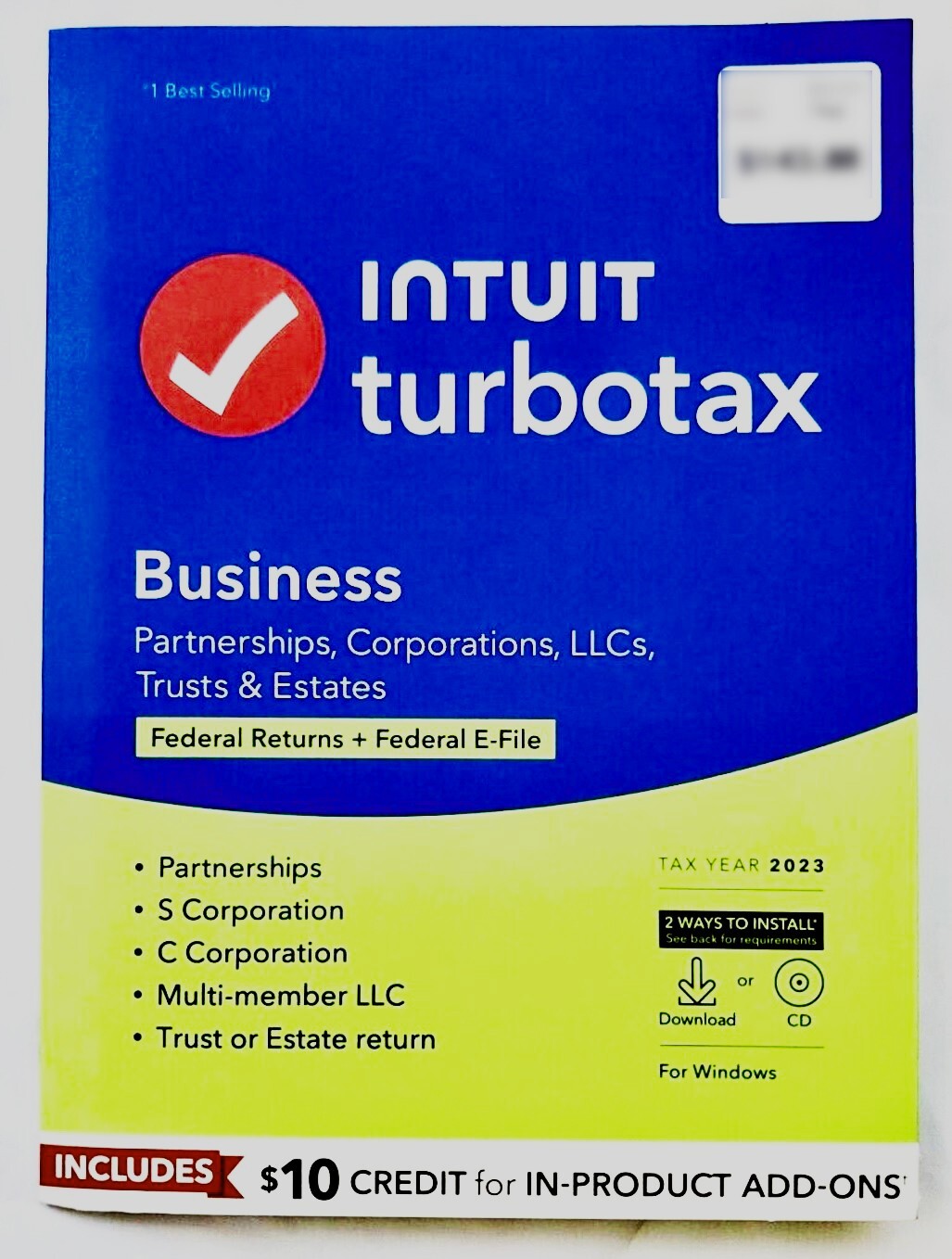 TurboTax Business 2023 Fed + Efile Tax Preparation 1 User Download **READ** eBay