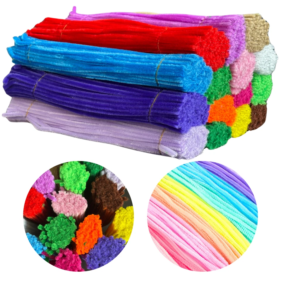 Pfeifenreiniger 30cm Pfeifenputzer Ø 5mm Biegeplüsch Chenilledraht Basteldraht - Bild 3 von 3