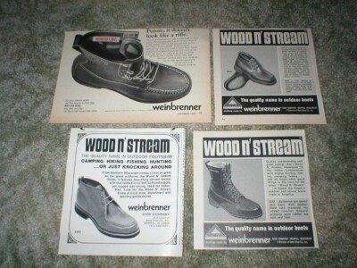 Vintage Weinbrenner Shoe Ads: Lot of 4, #602, #530, #600