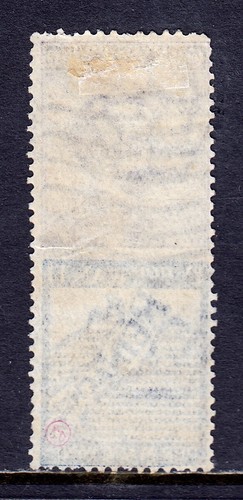 ITALY — SCOTT 105f — 1924 KING W/REINACH ADVERTISING LABEL — USED — SCV $65 - Picture 2 of 2