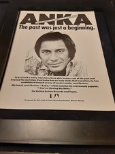 Paul Anka You're Having My Baby Rare Original Promo Poster Ad Framed! #2