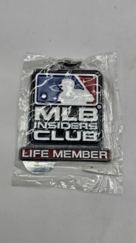 2009 Baseball - MLB Insiders Club Life Member Metal Key Ring New Sealed  - Picture 1 of 3