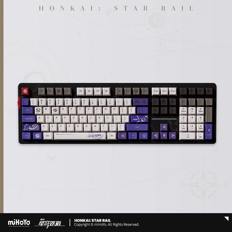 Official Honkai: Star Rail Acheron RGB Mechanical Keyboards Raiden Bosenmori Mei - Image 4 of 4