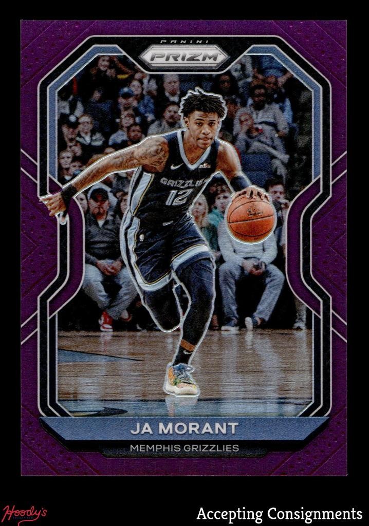 2020-21 Panini Prizm Prizms Purple #115 Ja Morant 88/99 GRIZZLIES