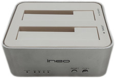 Ineo I-NA321U USB 3.0 SATA HDD/SSD Dock Offline Clone White