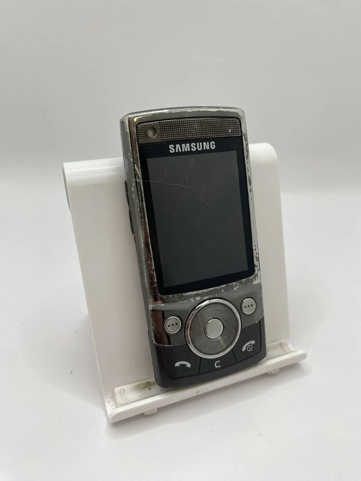 Great Condition ----UNLOCKED----Samsung SGH G600 Silver Chrome Grey Mobile Phone, photo 4 of 5