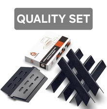 Weber Genesis 300 Grill Parts Flavorizer Bars & Heat Deflectors E310-E330 7 PC 