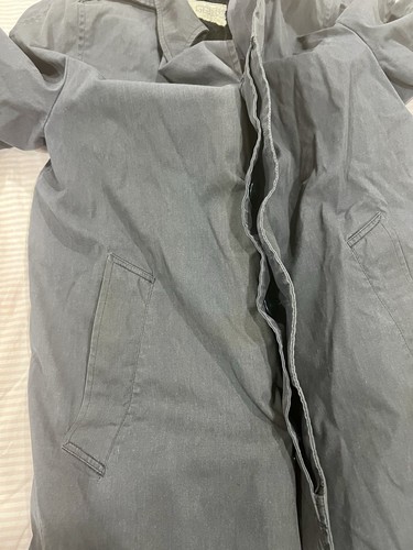 De Colección Militar Todo Clima Trench Coat Chaqueta Para Hombres Azul Forro Extraíble EE. UU. - Imagen 9 de 18