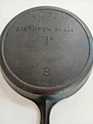 Vintage Victor Griswold #8 Cast Iron Skillet w/ Heat Ring - Restored