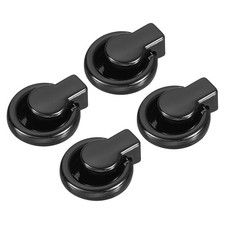 4Pcs 7.7mm Ball Stud Rivet Screw Ball Post Head Buttons for DIY Leather, Black