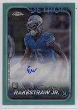2024 Topps Chrome Rookie Aqua Refractor /199 Ennis Rakestraw Jr #RA-ERA Auto 4g8