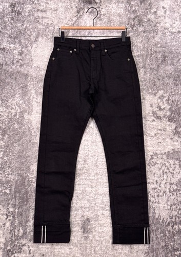 Jil Sander x Uniqlo Jeans 29 Womens Slim Fit Selvedge Denim Deep Black