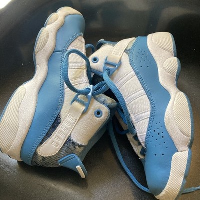 Nike Jordan 8 Rings NC Blue White DM8955-100 Leather Sneakers uni-sex SIZE 12C