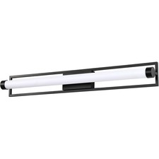 Nuvo Lighting 62/669 Canal LED 36 inch Matte Black Bath Vanity Light Wall Light