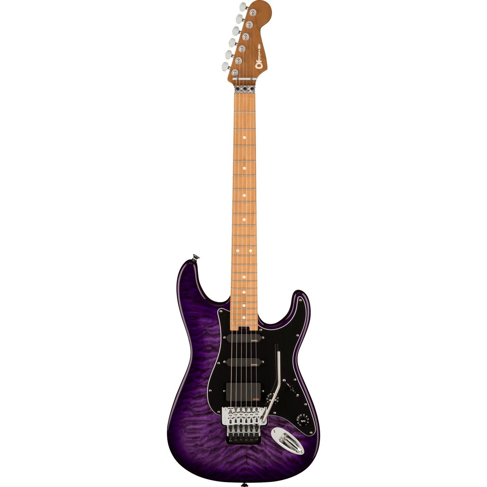 Charvel Marco Sfogli Pro-Mod So-Cal Style 1 HSS FR CM QM Transparent Purple 297990₽