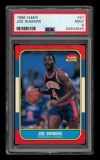 1986-87 Fleer Set-Break # 27 Joe Dumars PSA 9 MINT