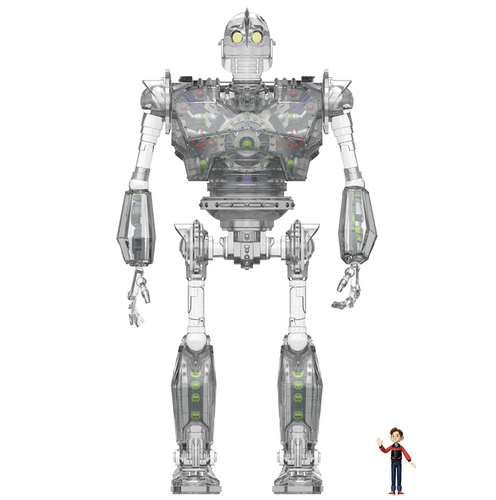 Super7 The Iron Giant Super Cyborg - The Iron Giant Clear Actionfigur Deadstock - Bild 3 von 13