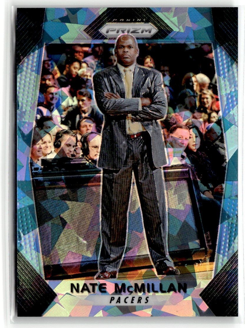 2017-18 Panini Prizm Blue Ice Nate McMillan /99 #230